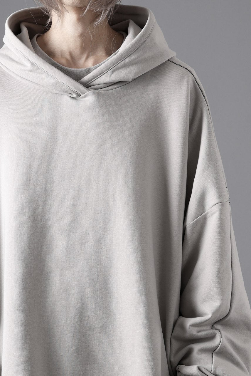 画像をギャラリービューアに読み込む, thom/krom EXTRA OVERSIZED FIT HOODIE / ELASTIC COTTON SWEAT (SILVER)