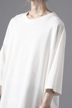 画像をギャラリービューアに読み込む, thom/krom RELAXED FIT SHORT SLEEVE TEE / COTTON JERSEY (CREAM)