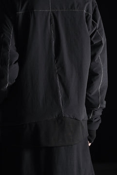 画像をギャラリービューアに読み込む, thom/krom MA-1 JACKET / ELASTIC NYLON + WARM PADDED (BLACK)