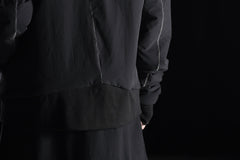 画像をギャラリービューアに読み込む, thom/krom MA-1 JACKET / ELASTIC NYLON + WARM PADDED (BLACK)