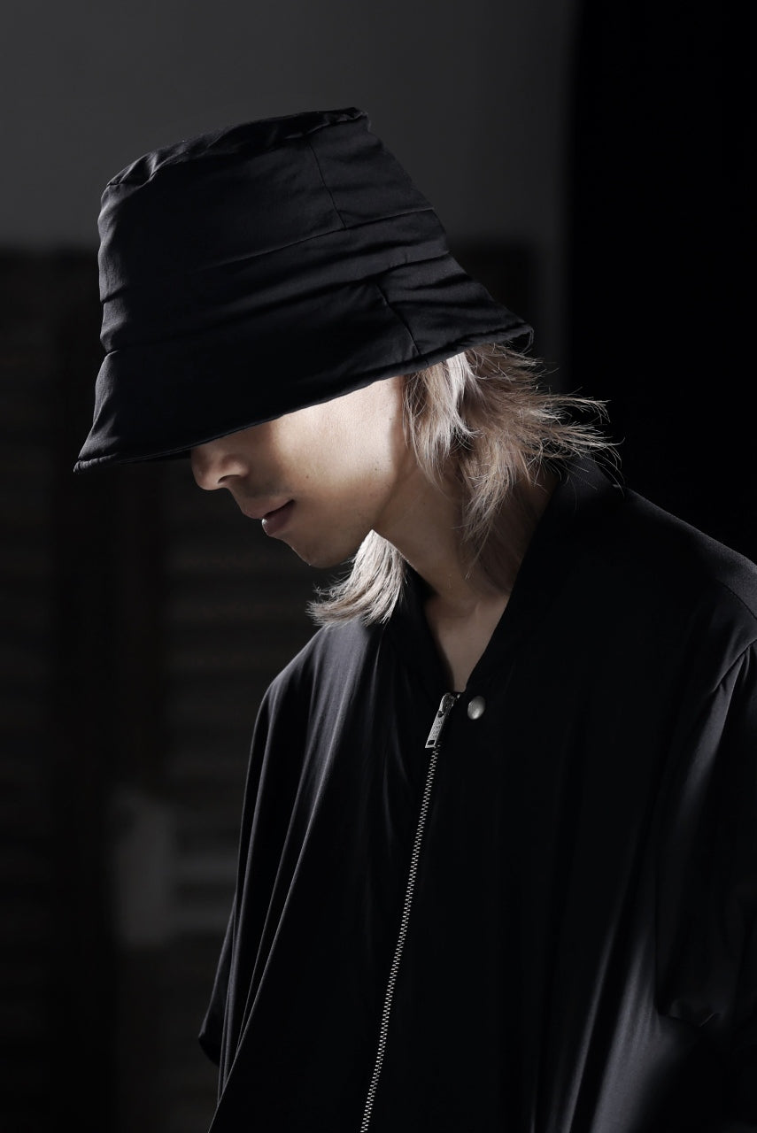 画像をギャラリービューアに読み込む, thom/krom BUCKET HAT / ELASTIC NYLON + WARM PADDED (BLACK)