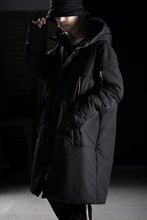 画像をギャラリービューアに読み込む, thom/krom HOODIE ZIP BOMBER COAT / WARM PADDED (BLACK)