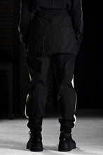 画像をギャラリービューアに読み込む, thom/krom SIDE LINE JOGGER PANTS / ELASTIC VISCOSE NYLON (BLACK)