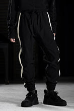 画像をギャラリービューアに読み込む, thom/krom SIDE LINE JOGGER PANTS / ELASTIC VISCOSE NYLON (BLACK)