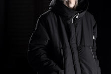 画像をギャラリービューアに読み込む, thom/krom HOODIE ZIP BOMBER COAT / WARM PADDED (BLACK)