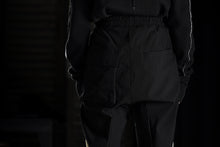 画像をギャラリービューアに読み込む, thom/krom SIDE LINE JOGGER PANTS / ELASTIC VISCOSE NYLON (BLACK)