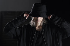画像をギャラリービューアに読み込む, thom/krom BUCKET HAT / ELASTIC NYLON + WARM PADDED (BLACK)