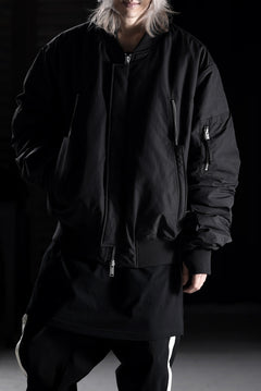 Load image into Gallery viewer, thom/krom FLIGHT BOMBER JACKET / WARM PADDED (BLACK)