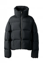 画像をギャラリービューアに読み込む, thom/krom BIG HOODIE OVERSIZED JACKET / WARM PUFFER (BLACK)
