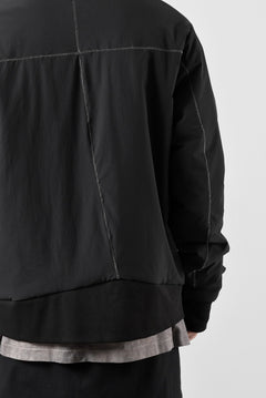 画像をギャラリービューアに読み込む, thom/krom MA-1 JACKET / ELASTIC NYLON + WARM PADDED (BLACK)