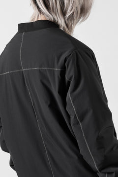 画像をギャラリービューアに読み込む, thom/krom MA-1 JACKET / ELASTIC NYLON + WARM PADDED (BLACK)