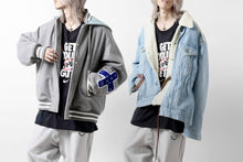 画像をギャラリービューアに読み込む, FACETASM HOODED STADIUM JACKET (GRAY)