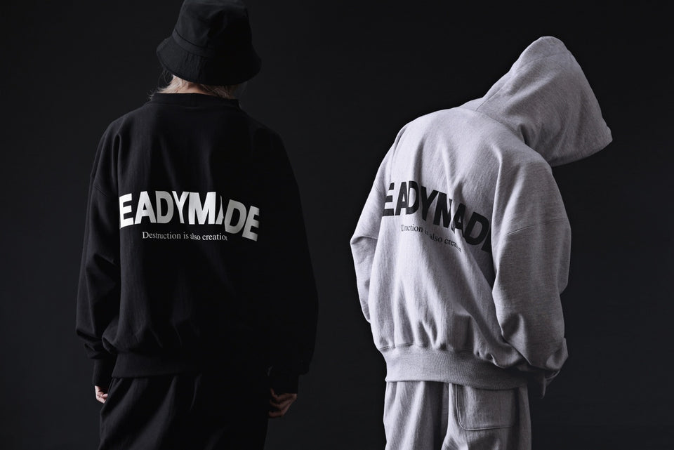 画像をギャラリービューアに読み込む, READYMADE HOODIE SMILE (BLACK)