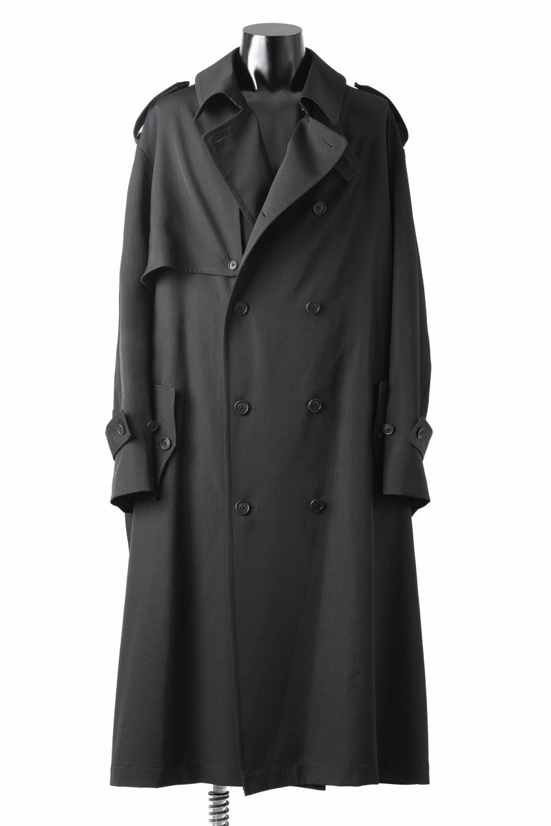 y'sトレンチ NY/ VINTAGE OXFORD TRENCH COAT(XS Black): Y's｜THE SHOP