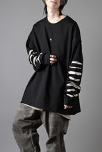 画像をギャラリービューアに読み込む, A.F ARTEFACT HEAVY WEIGHT C/JERSEY LS TOPS / PRINT TYPE-B (BLACK)