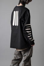 画像をギャラリービューアに読み込む, A.F ARTEFACT HEAVY WEIGHT C/JERSEY LS TOPS / PRINT TYPE-B (BLACK)