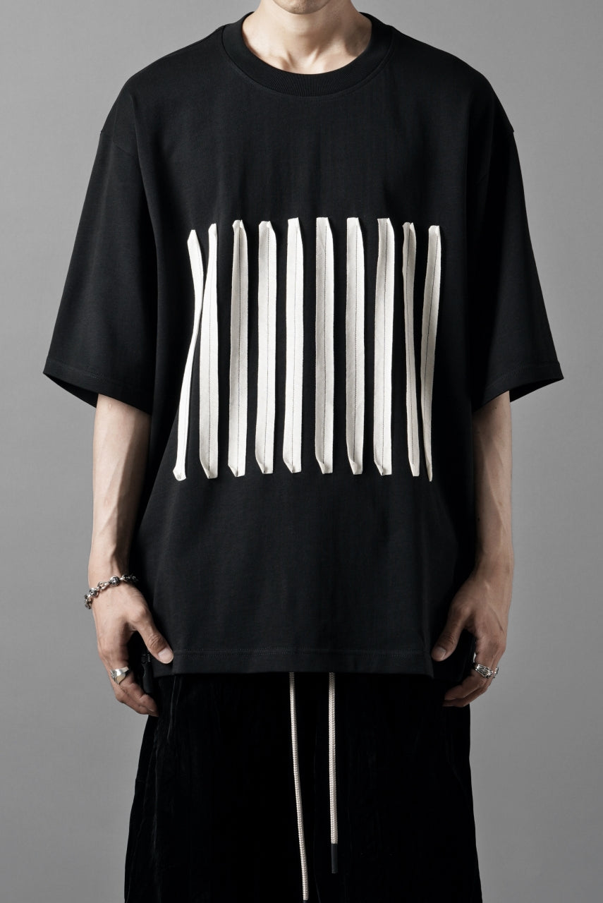 画像をギャラリービューアに読み込む, OBLADI BARCODE T SHIRT IN BLACK (BLACK)
