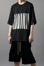 画像をギャラリービューアに読み込む, OBLADI BARCODE T SHIRT IN BLACK (BLACK)
