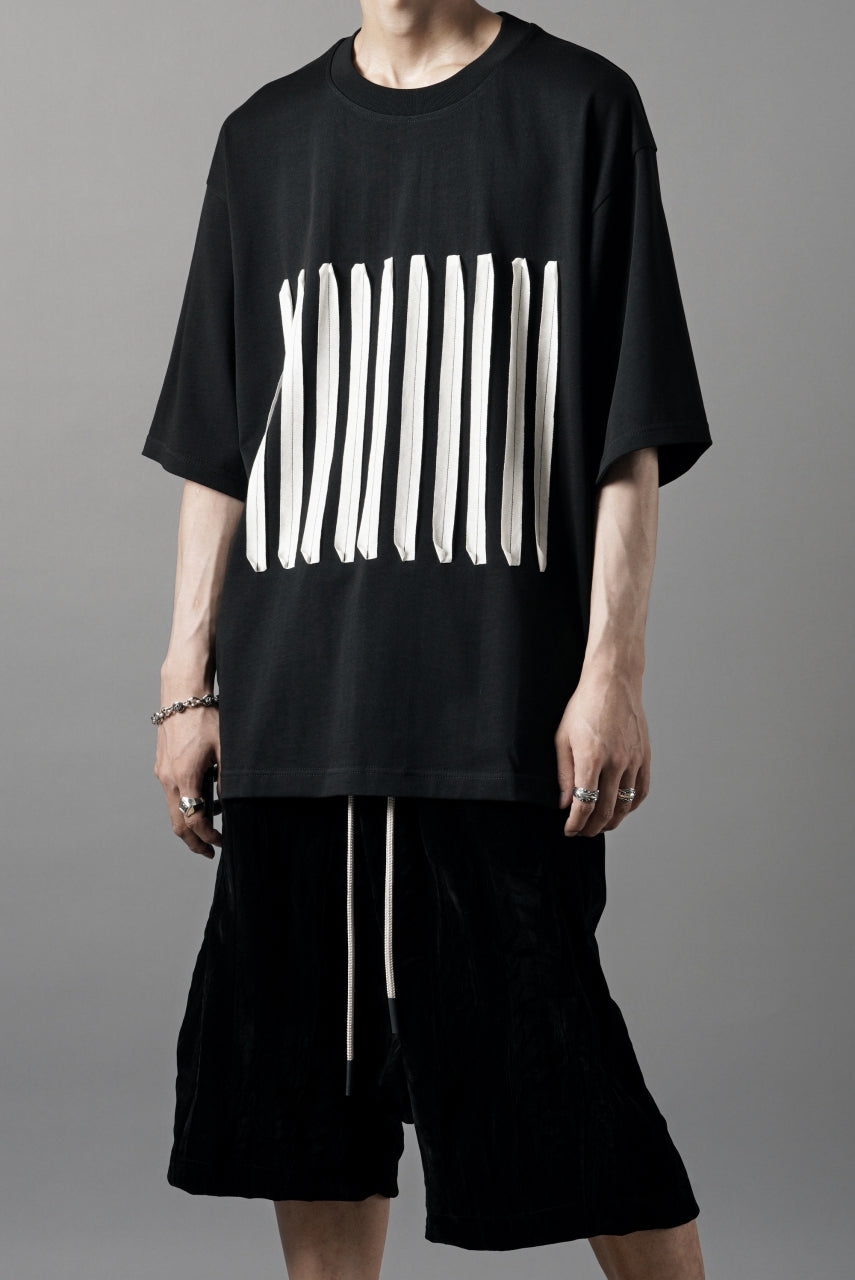 画像をギャラリービューアに読み込む, OBLADI BARCODE T SHIRT IN BLACK (BLACK)