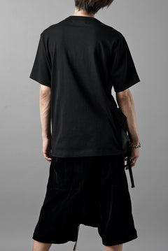 画像をギャラリービューアに読み込む, OBLADI POCKET BAG T-SHIRT (BLACK)
