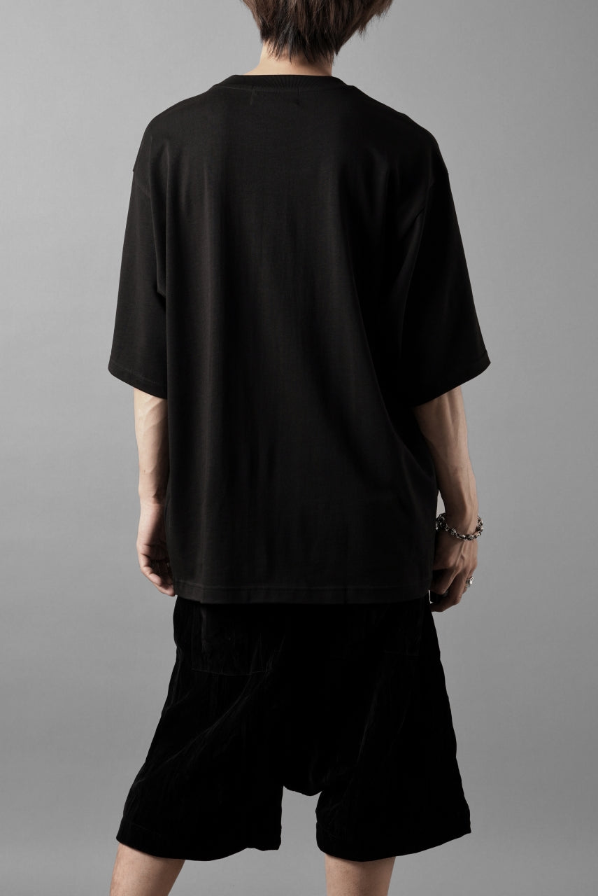 画像をギャラリービューアに読み込む, OBLADI BARCODE T SHIRT IN BLACK (BLACK)