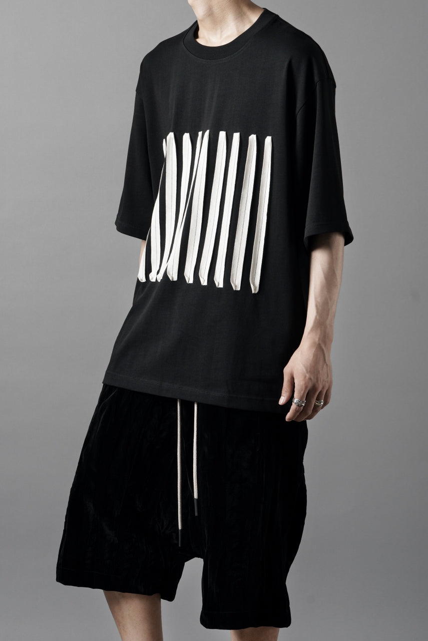画像をギャラリービューアに読み込む, OBLADI BARCODE T SHIRT IN BLACK (BLACK)
