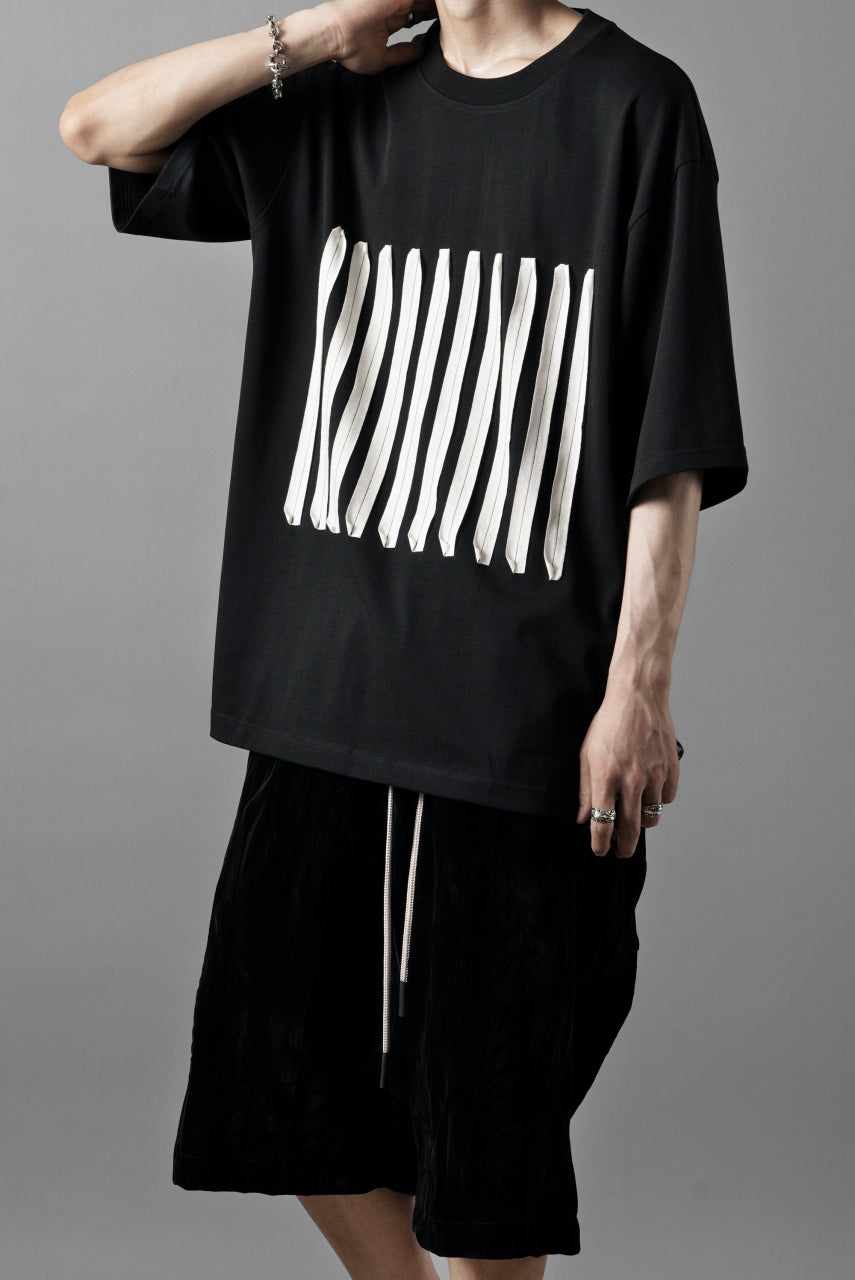 画像をギャラリービューアに読み込む, OBLADI BARCODE T SHIRT IN BLACK (BLACK)
