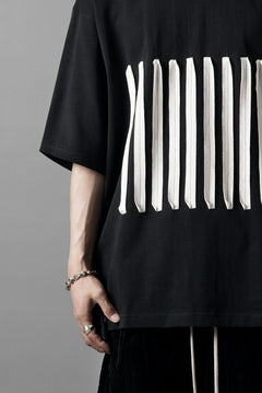 画像をギャラリービューアに読み込む, OBLADI BARCODE T SHIRT IN BLACK (BLACK)