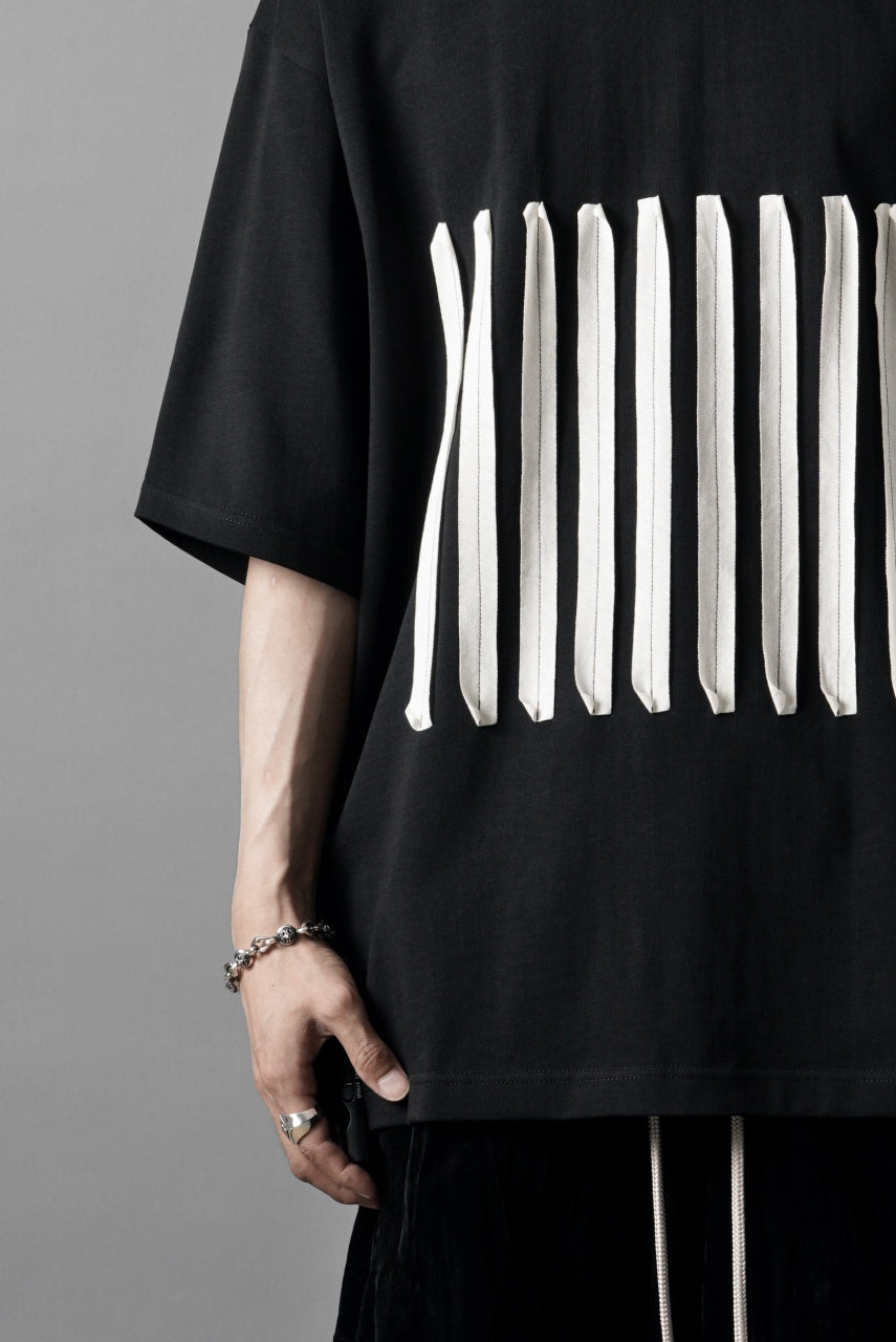 画像をギャラリービューアに読み込む, OBLADI BARCODE T SHIRT IN BLACK (BLACK)