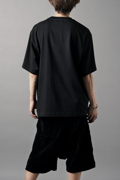 画像をギャラリービューアに読み込む, OBLADI BARCODE ZIGZAG T SHIRT (BLACK)