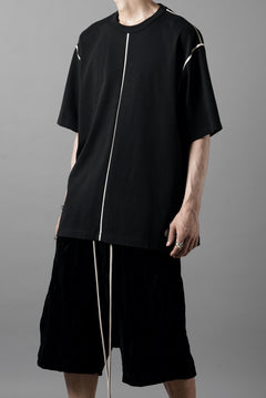 画像をギャラリービューアに読み込む, OBLADI REVERSIBLE SHORT SLEEVE T SHIRT (BLACK)