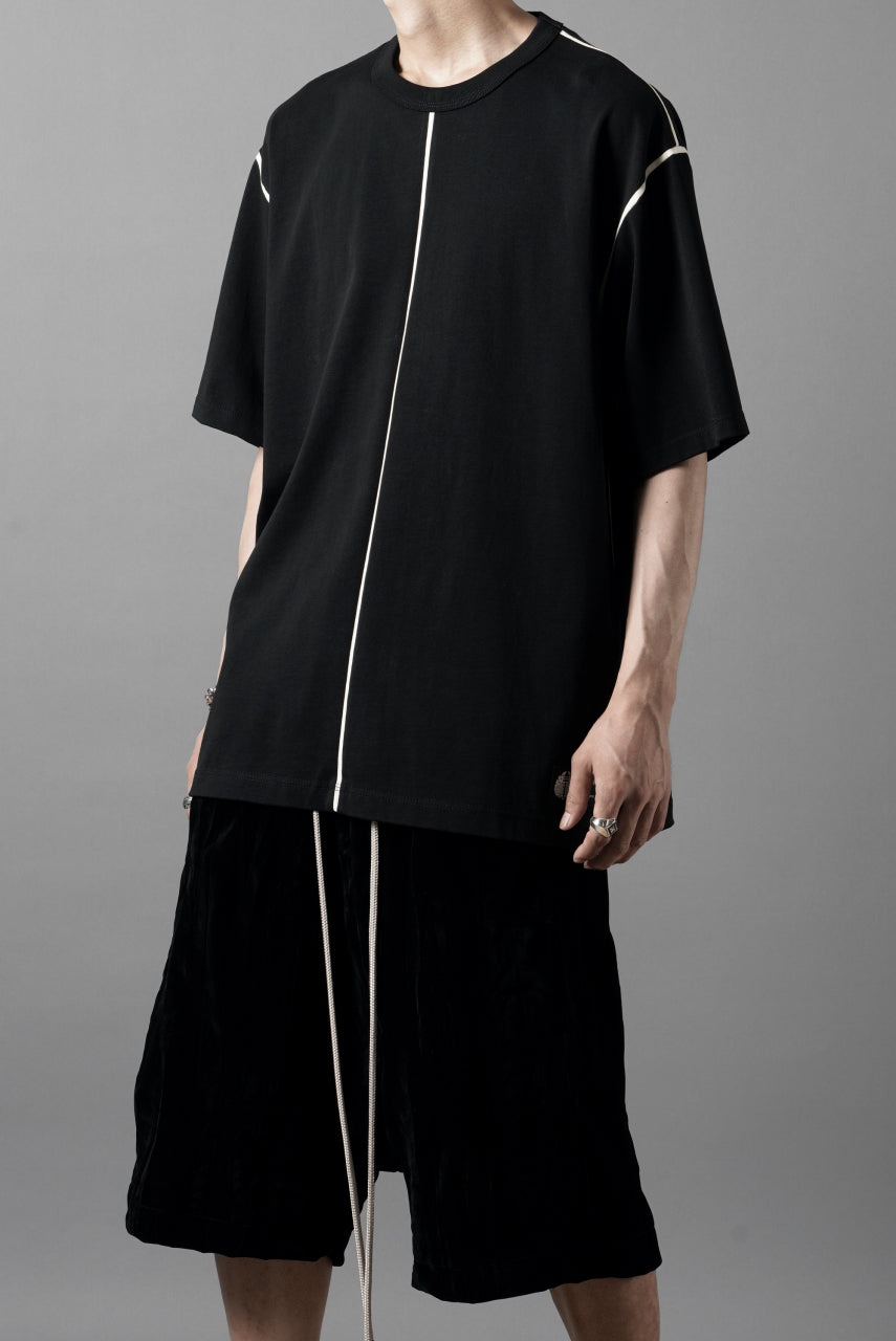 画像をギャラリービューアに読み込む, OBLADI REVERSIBLE SHORT SLEEVE T SHIRT (BLACK)