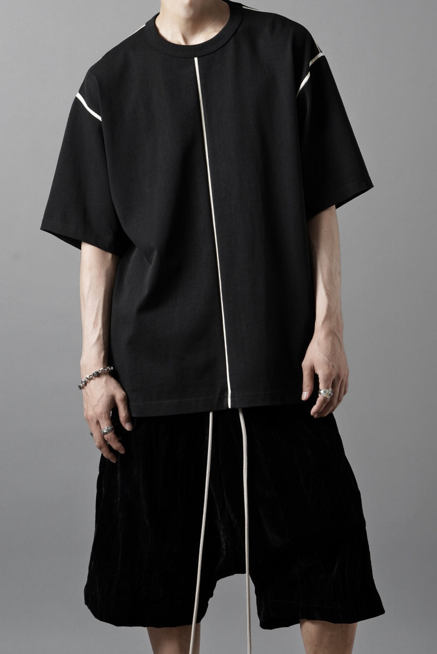 画像をギャラリービューアに読み込む, OBLADI REVERSIBLE SHORT SLEEVE T SHIRT (BLACK)