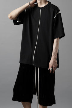 画像をギャラリービューアに読み込む, OBLADI REVERSIBLE SHORT SLEEVE T SHIRT (BLACK)