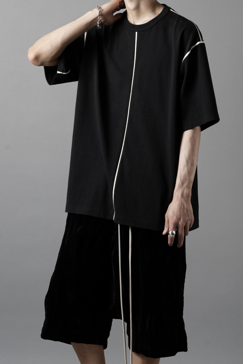 画像をギャラリービューアに読み込む, OBLADI REVERSIBLE SHORT SLEEVE T SHIRT (BLACK)