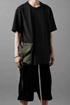 画像をギャラリービューアに読み込む, OBLADI POCKET BAG T-SHIRT- MOSS GREEN (BLACK)