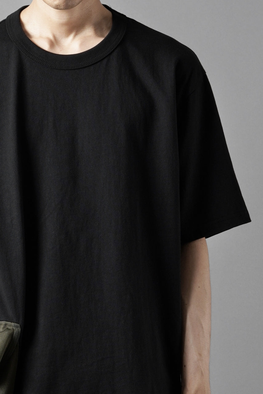 画像をギャラリービューアに読み込む, OBLADI POCKET BAG T-SHIRT- MOSS GREEN (BLACK)