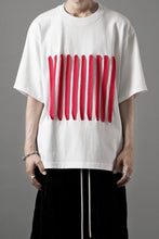 画像をギャラリービューアに読み込む, OBLADI BARCODE T SHIRT IN WHITE (WHITE)