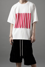 画像をギャラリービューアに読み込む, OBLADI BARCODE T SHIRT IN WHITE (WHITE)