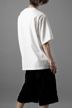 画像をギャラリービューアに読み込む, OBLADI BARCODE T SHIRT IN WHITE (WHITE)