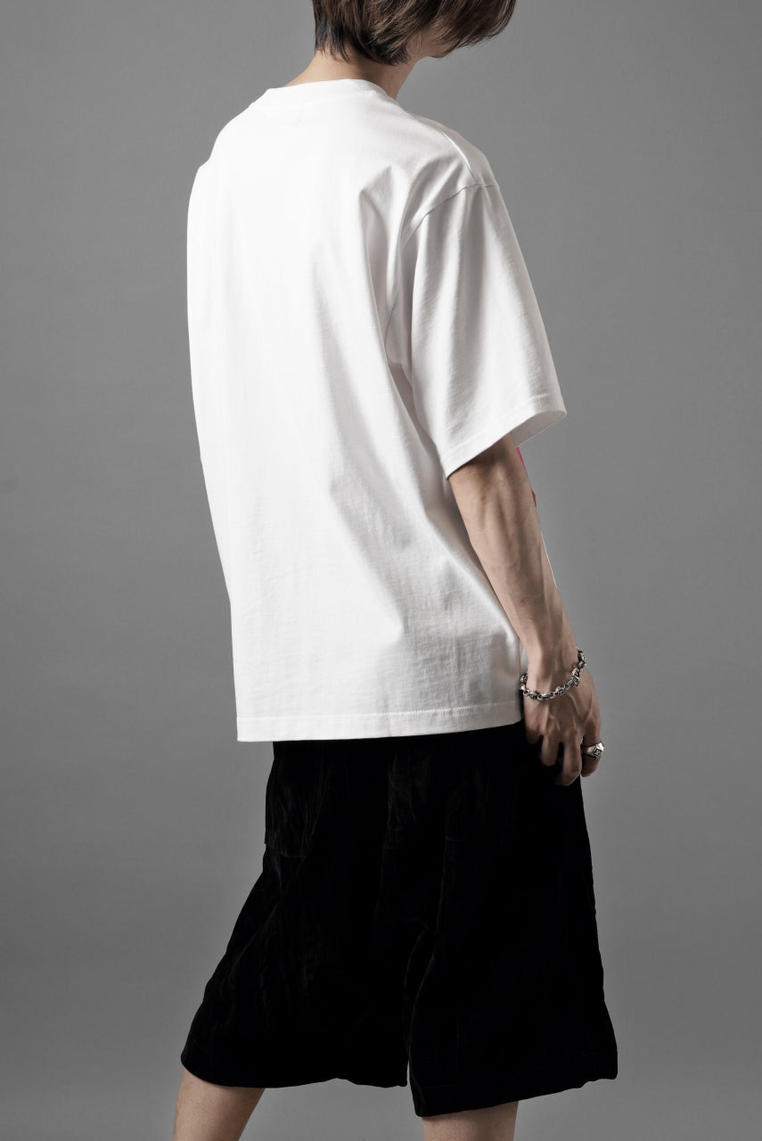 画像をギャラリービューアに読み込む, OBLADI BARCODE T SHIRT IN WHITE (WHITE)