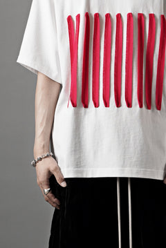 画像をギャラリービューアに読み込む, OBLADI BARCODE T SHIRT IN WHITE (WHITE)