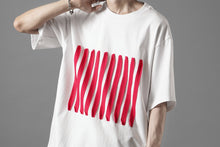 画像をギャラリービューアに読み込む, OBLADI BARCODE T SHIRT IN WHITE (WHITE)