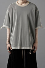 画像をギャラリービューアに読み込む, OBLADI TWO LAYER T SHIRT IN BLACK WITH BEIGE MESH (BLACK)