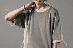 画像をギャラリービューアに読み込む, OBLADI TWO LAYER T SHIRT IN BLACK WITH BEIGE MESH (BLACK)
