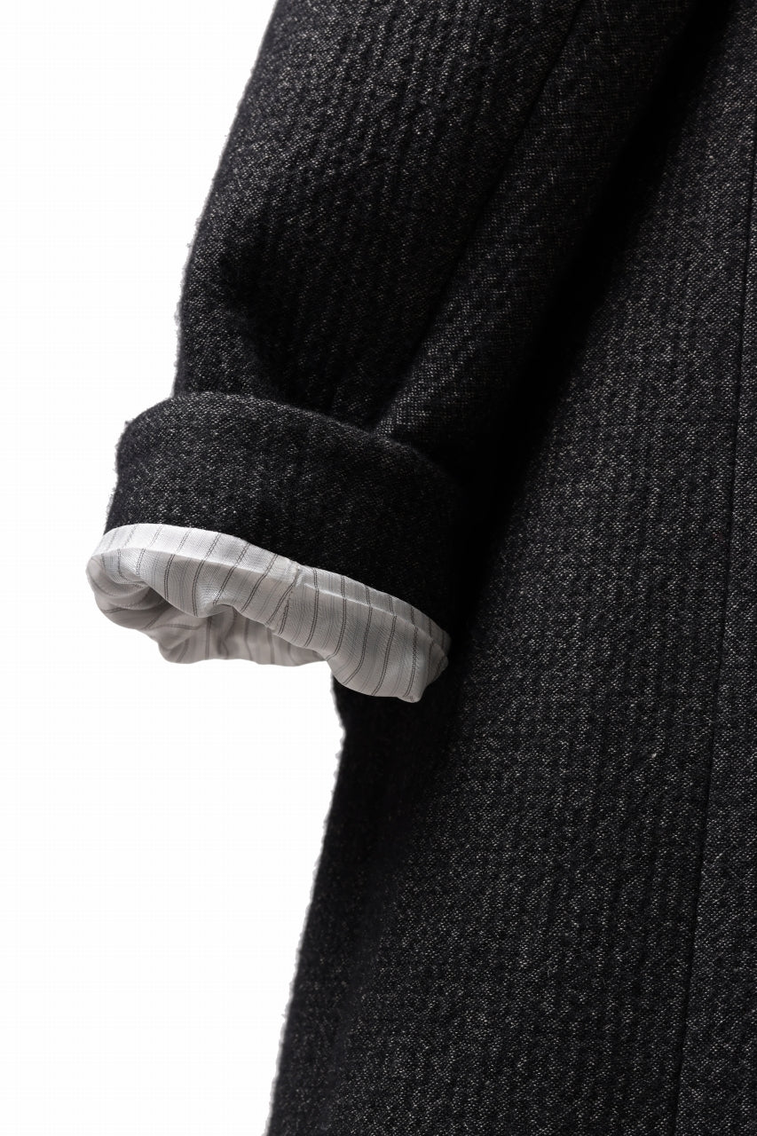 画像をギャラリービューアに読み込む, forme d'expression exclusive Everyone Coat (Black Pepper)