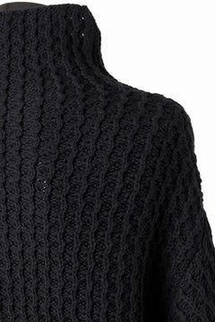 画像をギャラリービューアに読み込む, forme d'expression Chunky Ribbed Knit Sweater (Black)