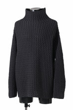 画像をギャラリービューアに読み込む, forme d'expression Chunky Ribbed Knit Sweater (Black)