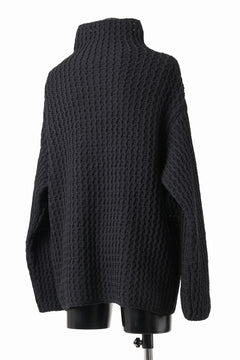 画像をギャラリービューアに読み込む, forme d'expression Chunky Ribbed Knit Sweater (Black)