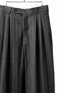 画像をギャラリービューアに読み込む, forme d'expression 2Tucked Baggy Pants (Grey)